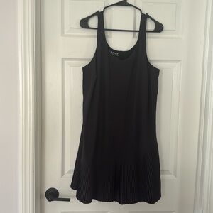 SPANX Get Moving Pleated Dress with Shorts & Pocket. Color Black - Size 1X